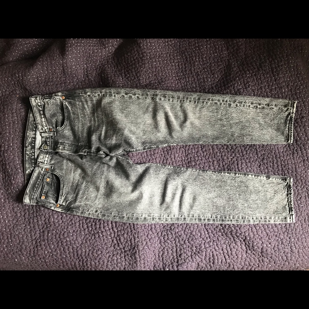 501 CT acid washed black Levi’s